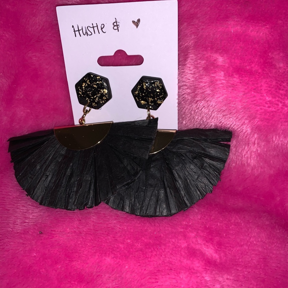 Hand made earrings From My Brand Hustle and Heart